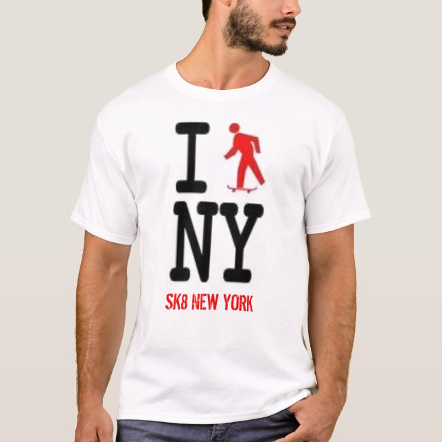I Skate New York T-Shirt (Vorderseite)