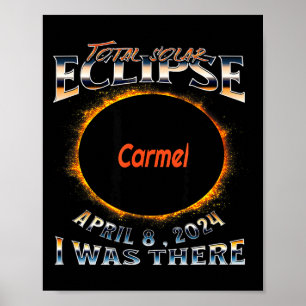 I Sonnenfinsternis Carmel Indiana Da Poster