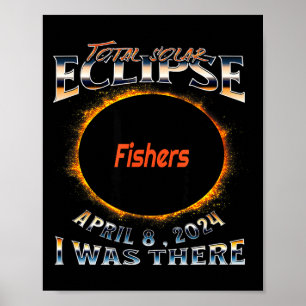 I Sonnenfinsternis Fishers Indiana Da Poster