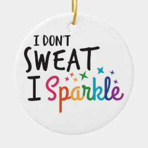 I Sparkle Keramik Ornament