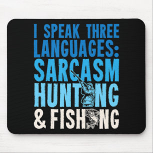 I Speak Three Languages Mousepad