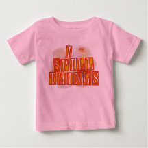 I Spill Things Pink Baby T - Shirt