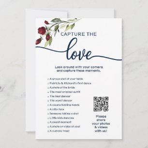 I Spy Wedding Game Capture die Liebe Foto Jagd QR Einladung