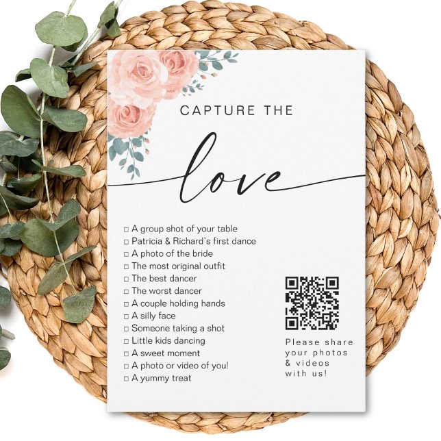 I Spy Wedding Game Capture die Liebe Foto Jagd QR Einladung (Von Creator hochgeladen)