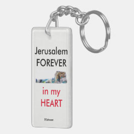 I STADT-Schlüsselkette DER LIEBE-J (Jerusalem) Schlüsselanhänger