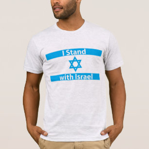 I Stand mit Israel Flag - jüdische Judaika T-Shirt
