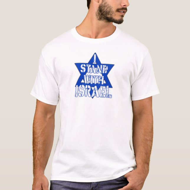 i Stand mit Israel T - Shirt (Vorderseite)