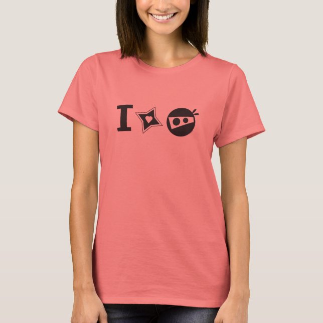 I Star Ninja Ladys' Shirt (Vorderseite)