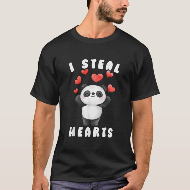 I Steal He Panda Day Toddler T-Shirt (Vorderseite)