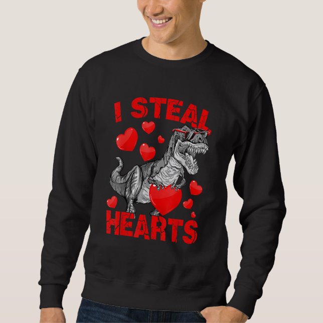 I Steal Hearts Cute Baby Boy Girls Valentines Day  Sweatshirt (Vorderseite)