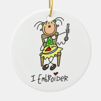 I STRICHMÄNNCHEN KERAMIK ORNAMENT