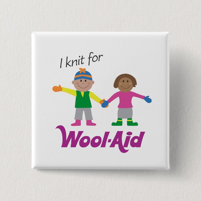 I Strick für Wolle-Hilfeknopf Button (Vorderseite)