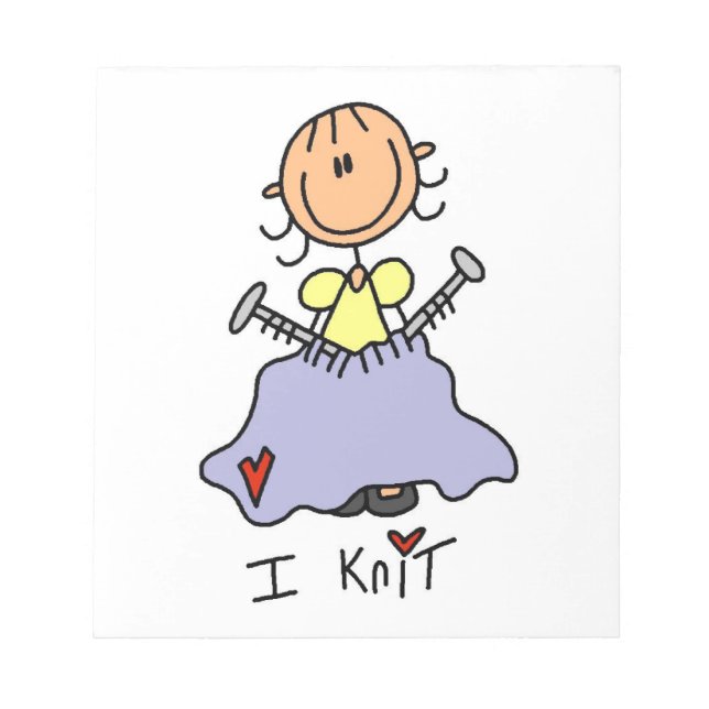 I STRICK NOTIZBLOCK (Vorderseite)