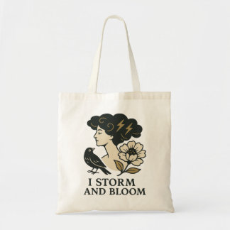 I Sturm und Bloom Tote Tasche