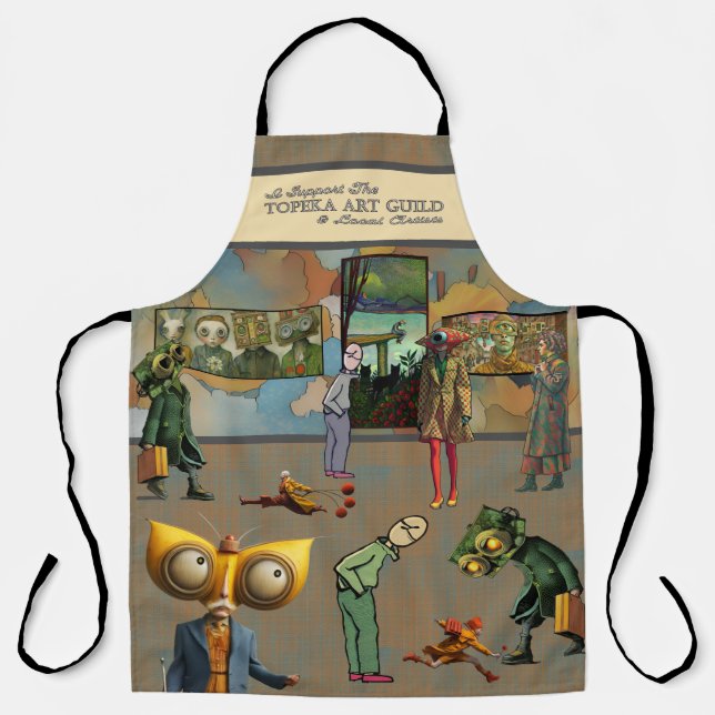 I support the Topeka Art Guild Apron Schürze (Vorderseite)