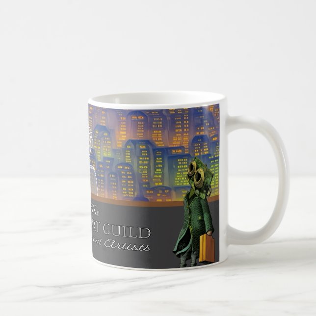 I support the Topeka Art Guild Mug Kaffeetasse (Rechts)