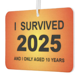 I Survived 2025  Autolufterfrischer