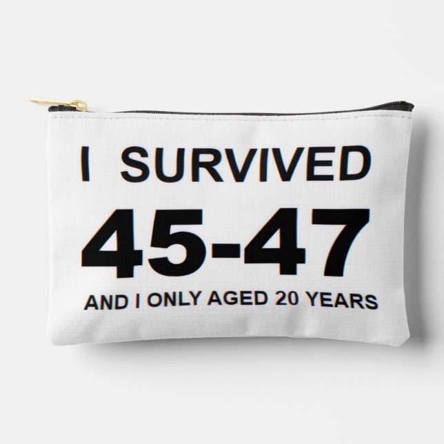 I Survived 45-47 Zubehörtasche (Vorderseite)