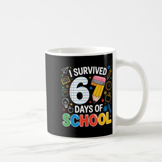 I Survived 67 Days Of School Funny Meme Teacher St Kaffeetasse (Rechts)