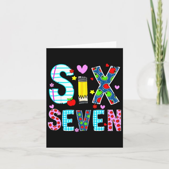 I Survived 67 Days Of School Funny Meme Teacher St Karte (Vorderseite)