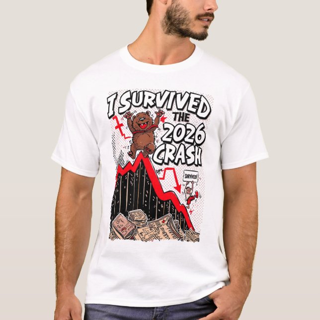 I Survived the 2026 Crash T-Shirt (Vorderseite)