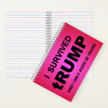 I Survived tRUMP  Spiral Notebook