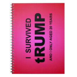 I Survived tRUMP Spiral Photo Notebook Notizblock