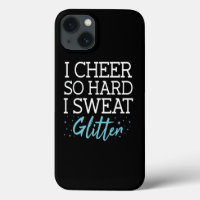 I Sweat Glitzer Cheerleader Cheerleader