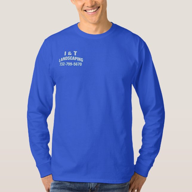 I & T Landscaping Men's Longsleeve T-Shirt (Vorderseite)