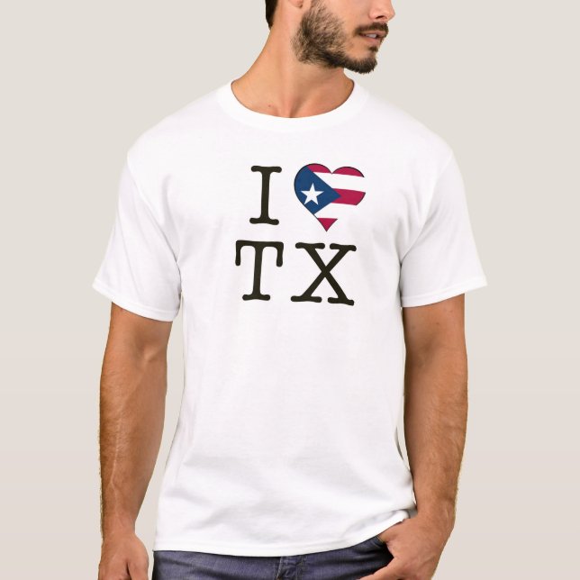 I T - Shirt Fotorezeptor-Herz-TX (Vorderseite)