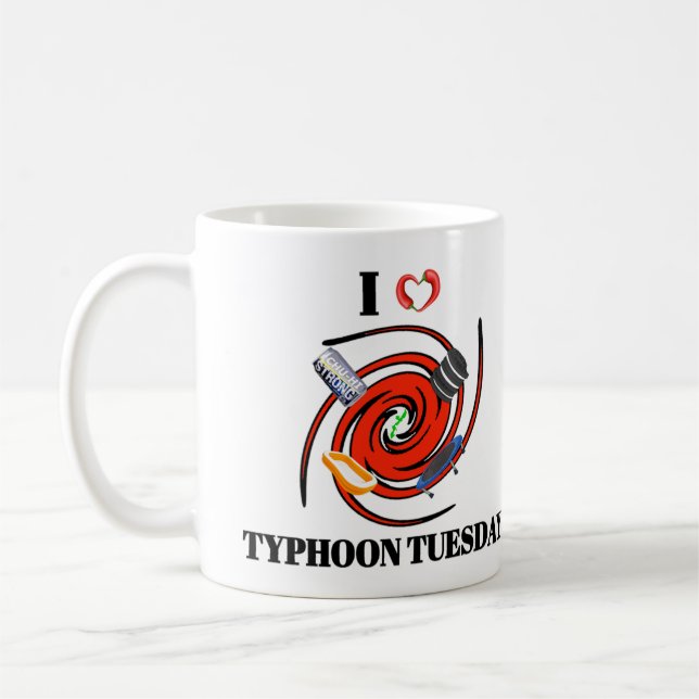♡ I Taifun-Dienstag-Tasse Kaffeetasse (Links)