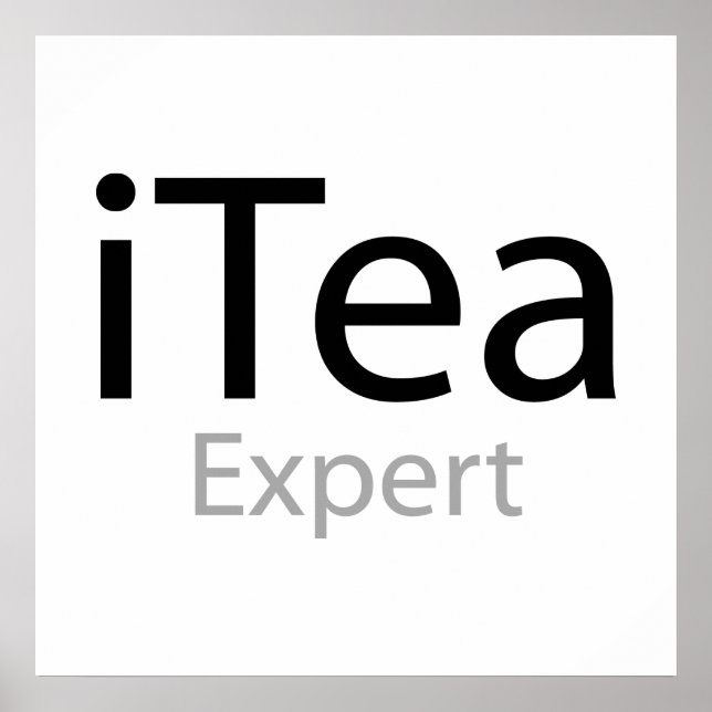 i Tea Expert Poster (Vorne)