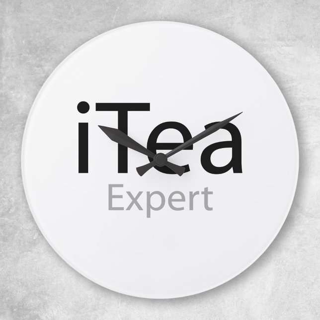 i Tea Expert Runde Wanduhr (Von Creator hochgeladen)