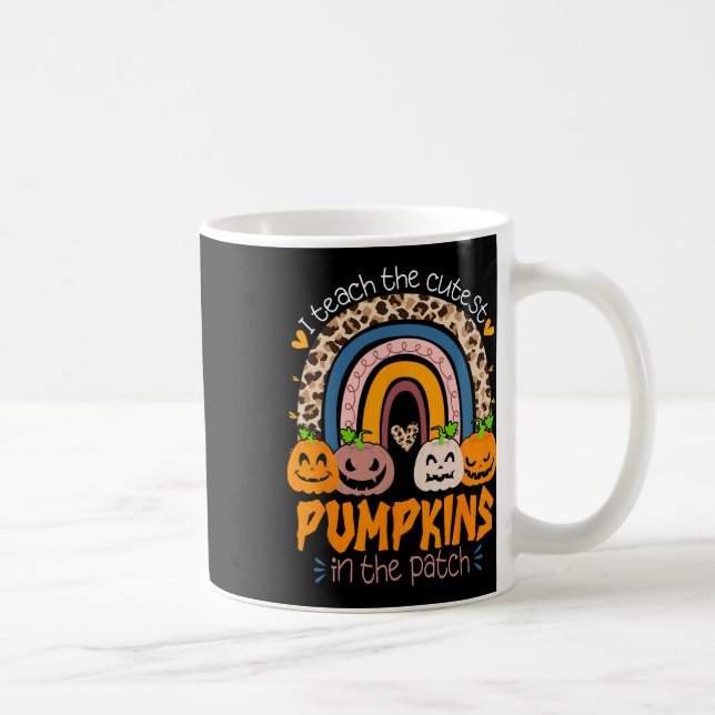 I Teach The Cutest Pumpkins In the Patch Retro Tea Kaffeetasse (Rechts)