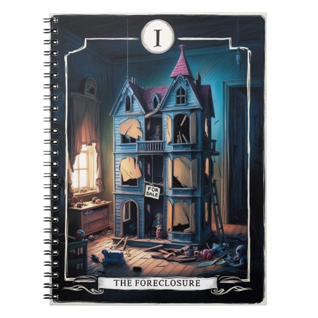 I The Foreclosure - Ghosts Wollte aus, Tarot Notizblock (Vorderseite)