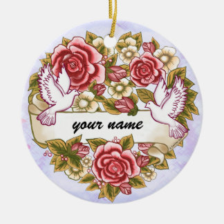 I The Wed Hochzeitsschmuck Keramik Ornament
