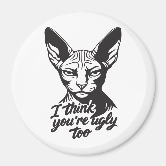 I think you're ugly too magnet (Vorne)