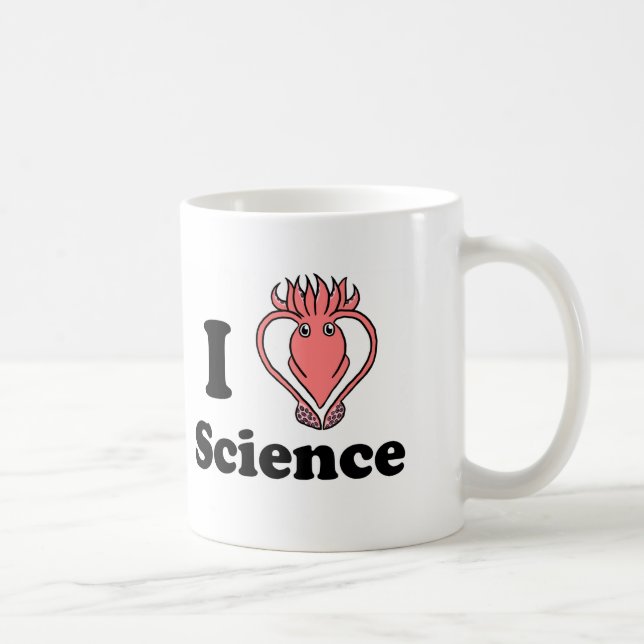 I Tintenfisch-Wissenschaft Tasse (Rechts)
