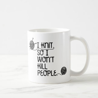 I töten Strick also ich nicht Leute-Tasse Tasse