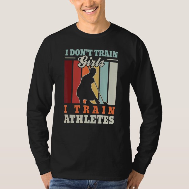 I train athletes u2013  golf trainer golfer golf c T-Shirt (Vorderseite)