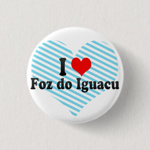 I tun Liebe Foz Iguacu, Brasilien Button