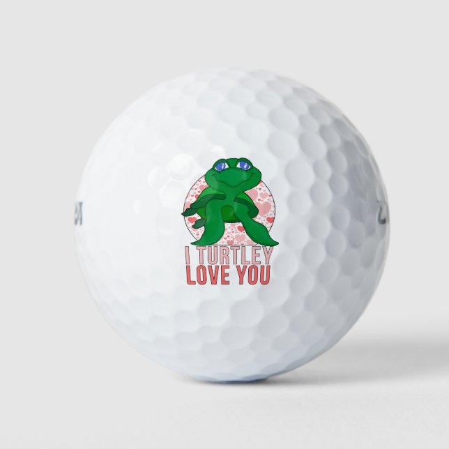 I Turtley Love You Golfball (Vorderseite)