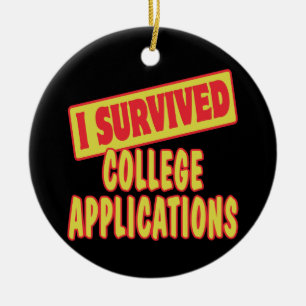 I ÜBERLEBTE ANTRÄGE AUF UNI KERAMIK ORNAMENT