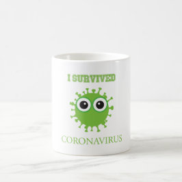 I Überlebte Coronavirus Quarantäne Kaffeetasse