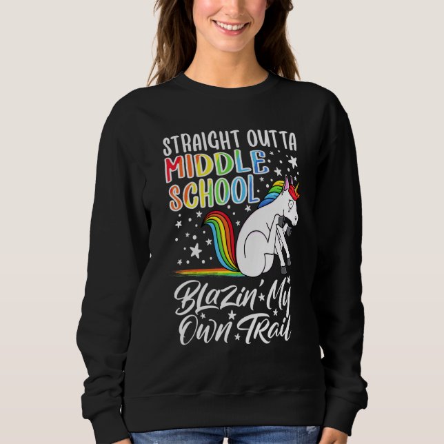 I Unicorat I Graduat Sweatshirt (Vorderseite)