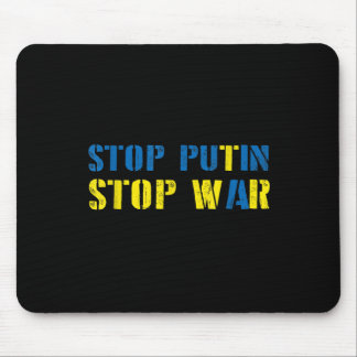 I unterstütze die Ukraine Stoppt Putin Krieg beend Mousepad