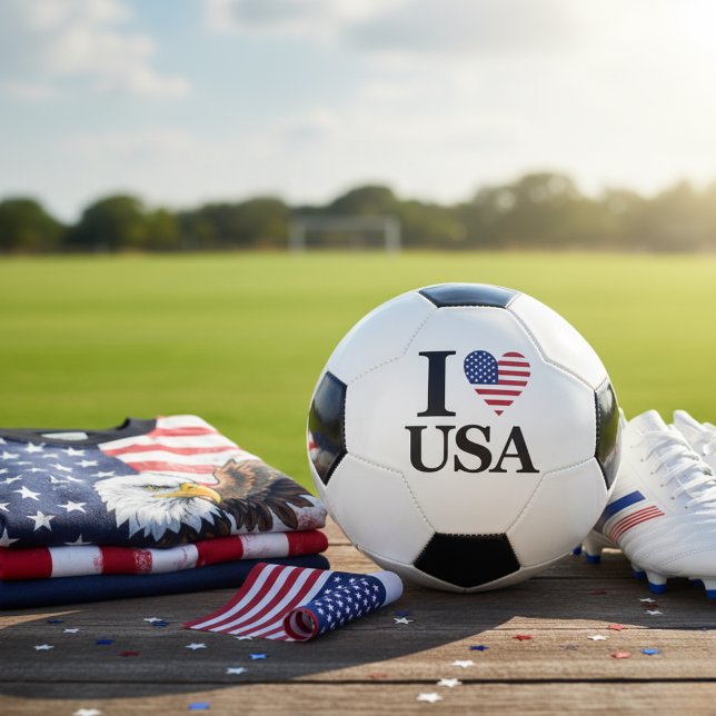 "I ❤️ USA" FUßBALL ("I ❤️ USA" SOCCER BALL)