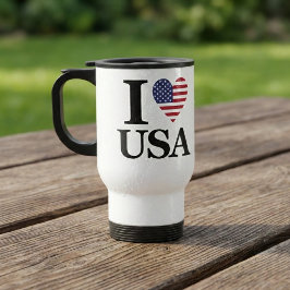 "I ❤️ USA" REISEBECHER