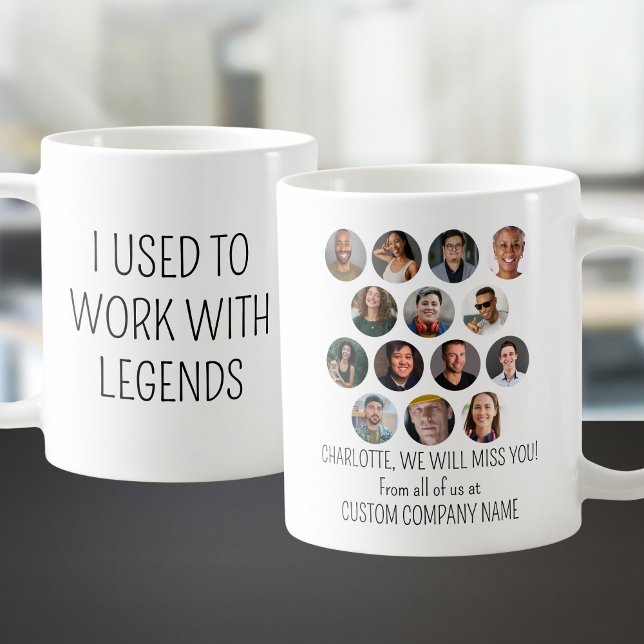 I Used To Work With Legends 14 Coworker Photo Kaffeetasse (I Used To Work With Legends 14 Coworker Photo Coffee Mug
)