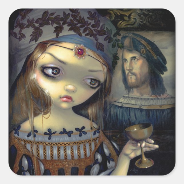 "I Vampiri: Lucrezia Borgia" Aufkleber (Vorderseite)